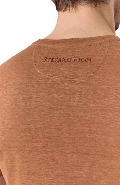 Льняная футболка STEFANO RICCI, арт. MNH5204460/LN, фото 5
