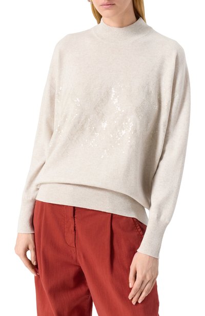 Пуловер из шерсти и кашемира BRUNELLO CUCINELLI, арт. M16195104, фото 3