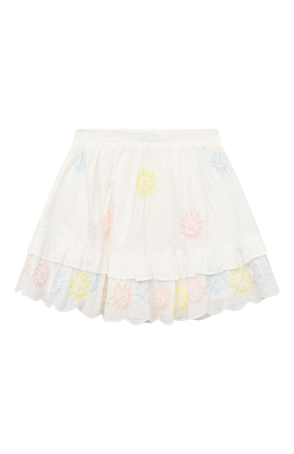 Хлопковая юбка STELLA MCCARTNEY кремового цвета по цене 11300 руб., арт. TS7A41, фото 2 Хлопковая юбка STELLA MCCARTNEY, арт. TS7A41, фото 2