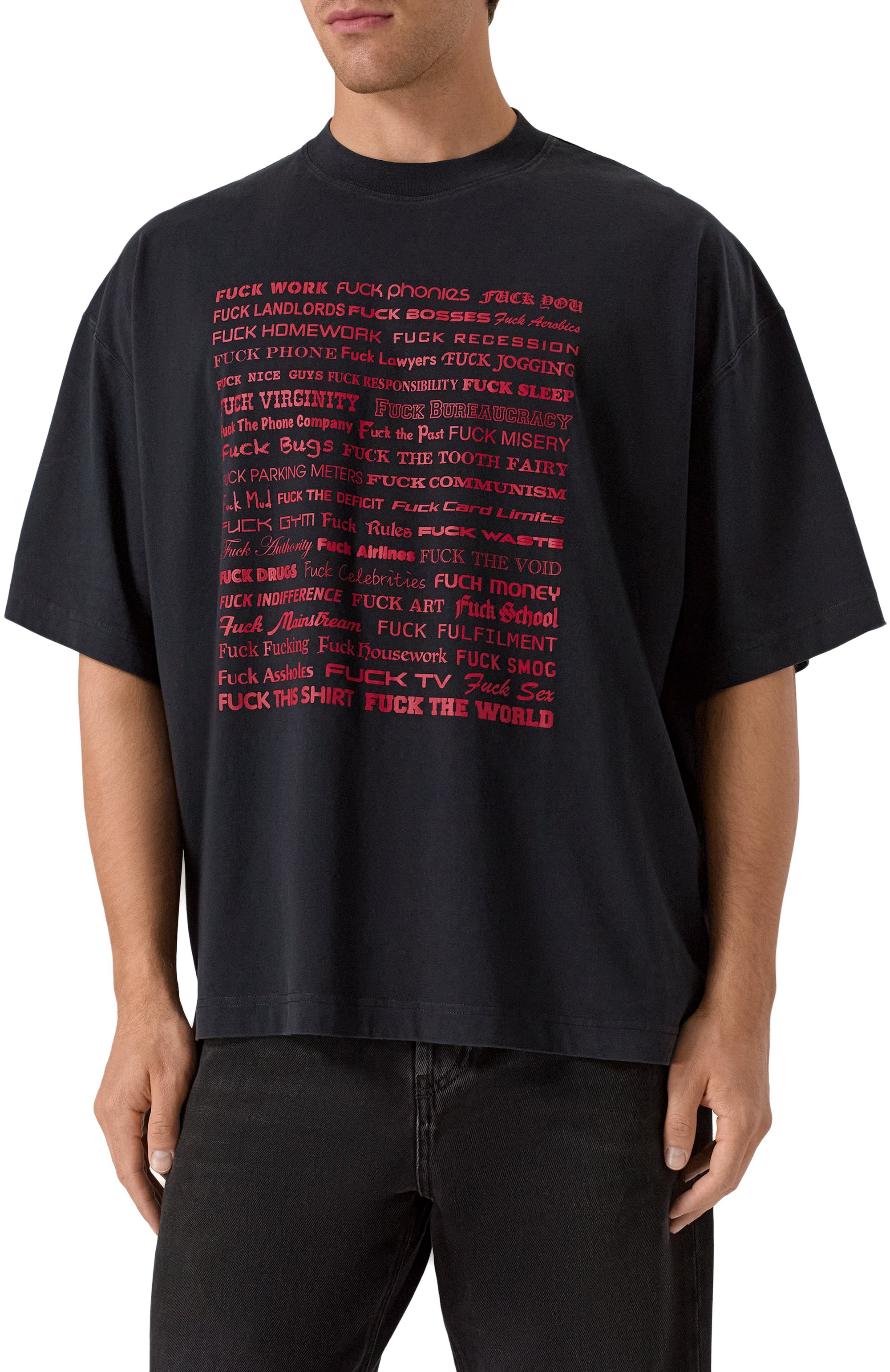 Хлопковая футболка VETEMENTS, арт. UH76TR660B/1000 LIGHT JERSEY, фото 3