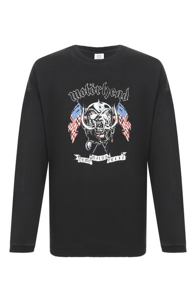 Женская хлопковый лонгслив vetements x motörhead VETEMENTS, арт. MH27LS238B