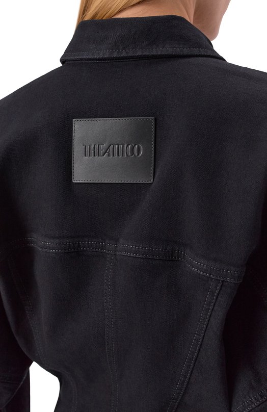 Джинсовое платье The Attico 260WCA00482/DDS002AA Чёрный  260WCA00482/DDS002AA Фото 4