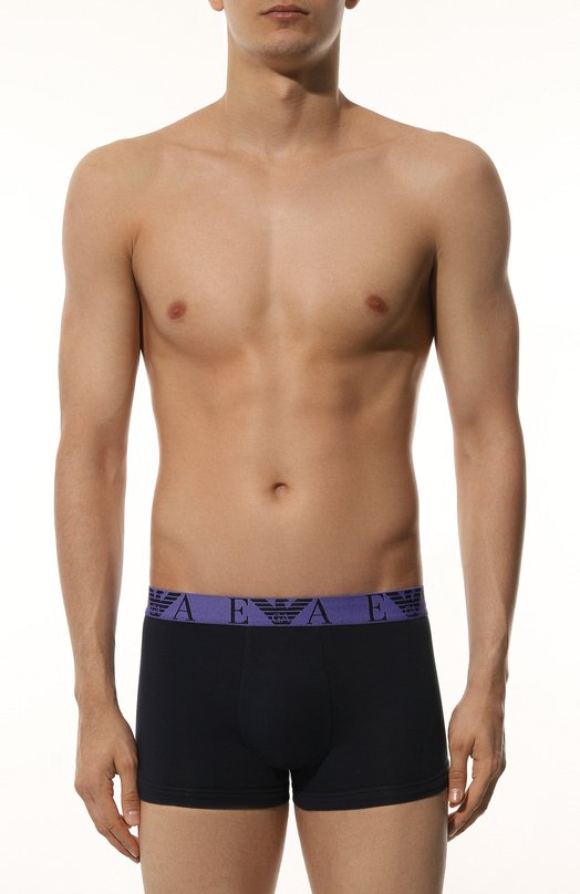 Комплект из трех боксеров Emporio Armani 111357/4R715 Синий  111357/4R715 Фото 6