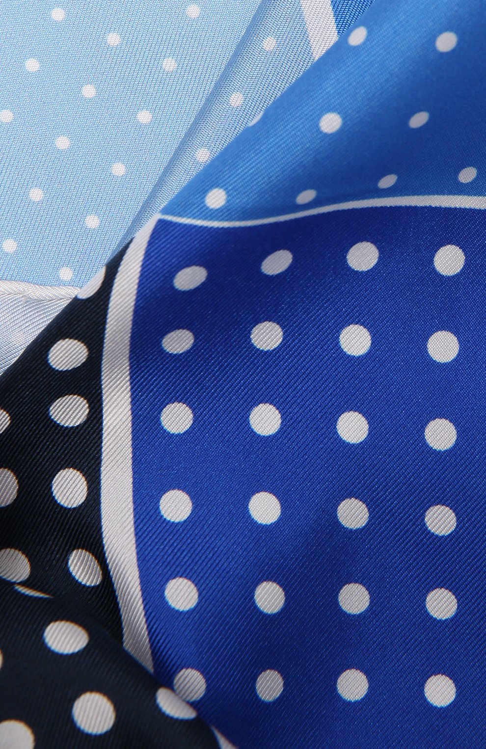 Шелковый платок LANVIN темно-синего цвета по цене 9435 руб., арт. 3806/HANDKERCHIEF, фото 2 Шелковый платок LANVIN, арт. 3806/HANDKERCHIEF, фото 2
