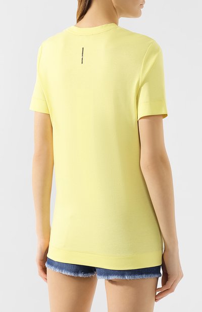 Хлопковая футболка с круглым вырезом ESCADA SPORT, арт. 5026834, фото 4