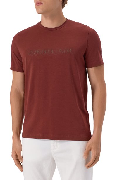 Хлопковая футболка CORNELIANI, арт. 26G582-2625019, фото 3
