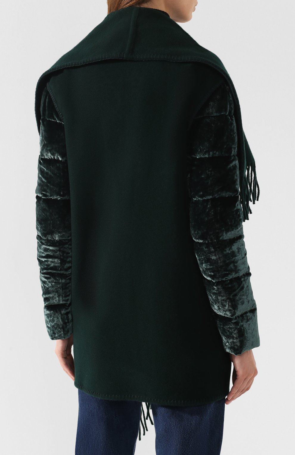 Шерстяной кардиган с бахромой MONCLER, арт. D2-093-00877-05-0993B, фото 4