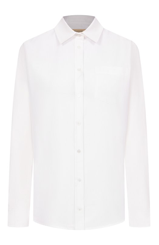Хлопковая блузка Weekend Max Mara NICHEL Белый NICHEL