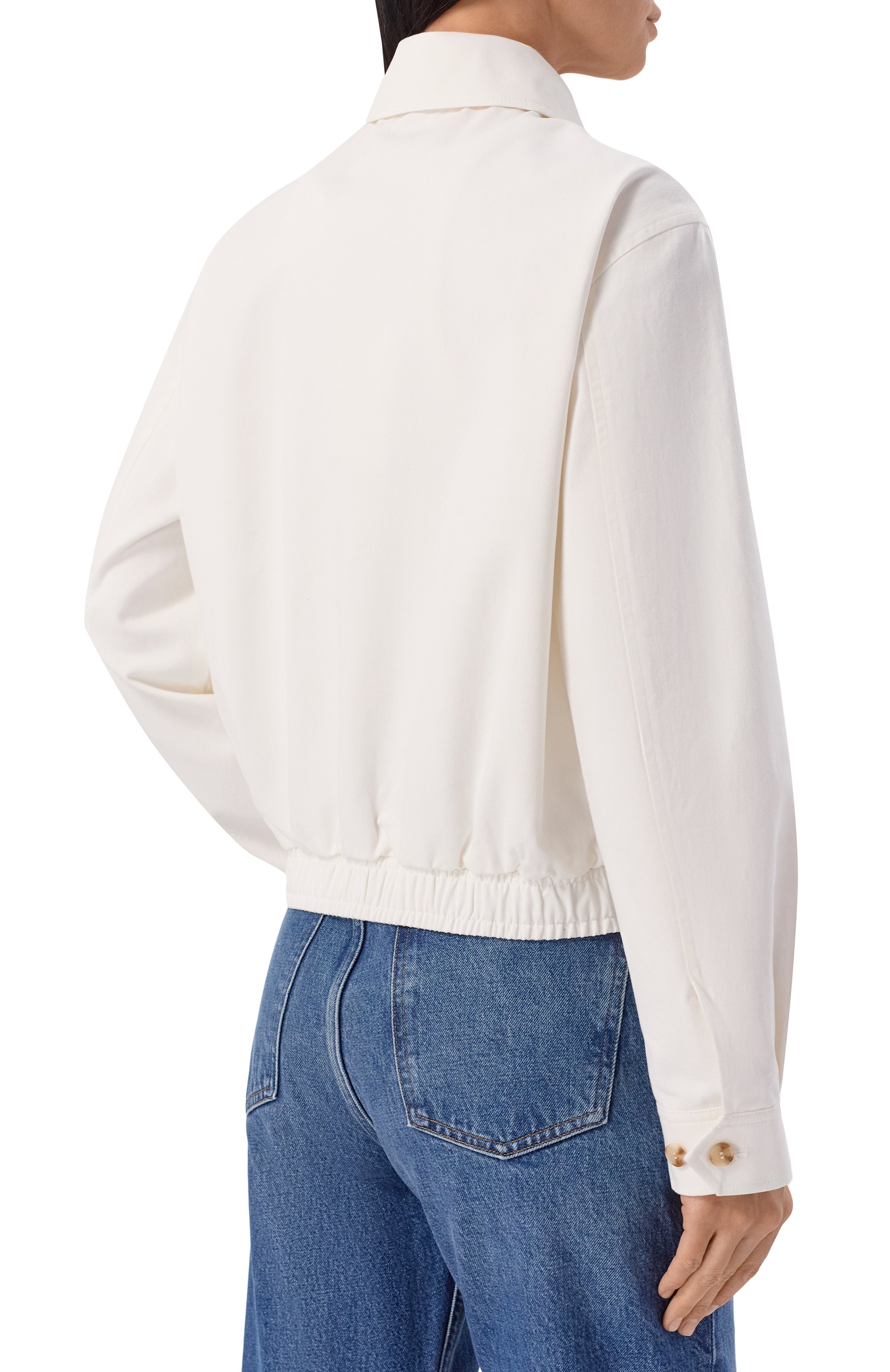 Хлопковый бомбер SPORTY AND RICH, арт. 0W02876243WH37, фото 4