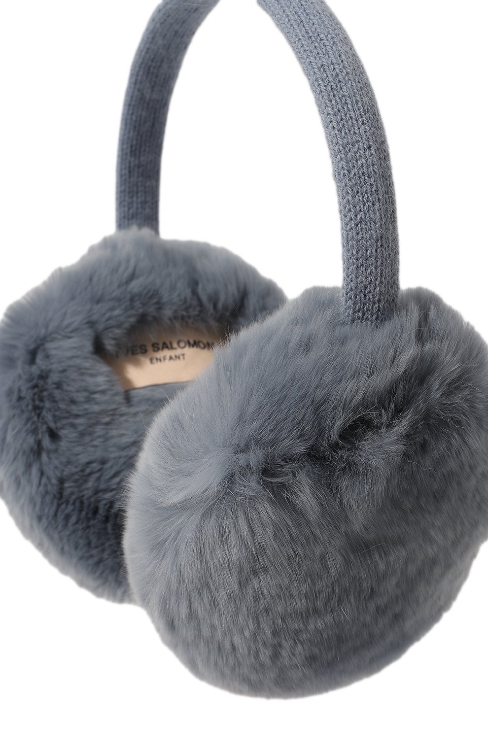 Шерстяные наушники с мехом YVES SALOMON ENFANT, арт. 20WEA310XXREXX, фото 3