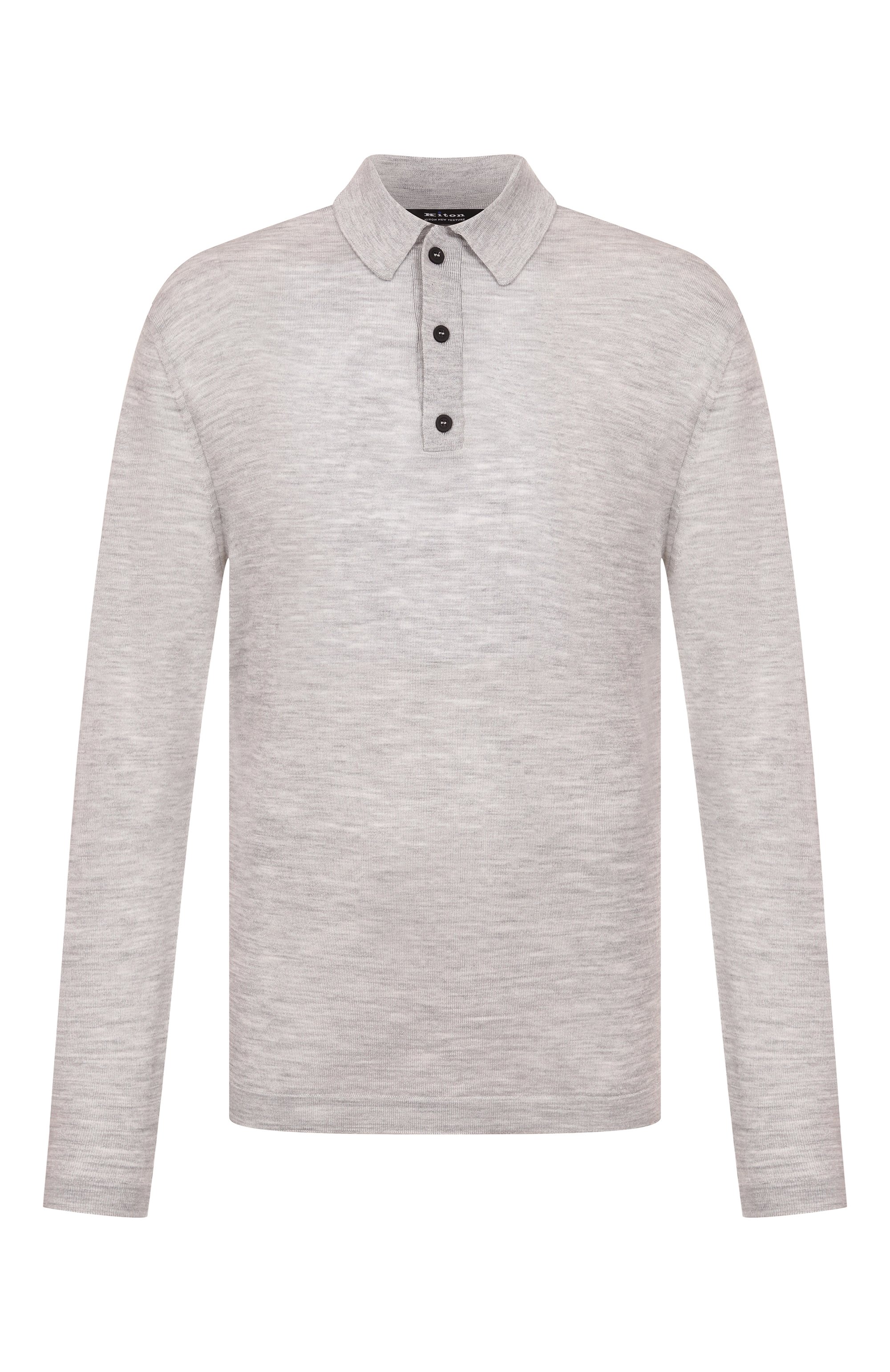 Поло из шерсти и шелка KITON, арт. UMM066703, фото 1