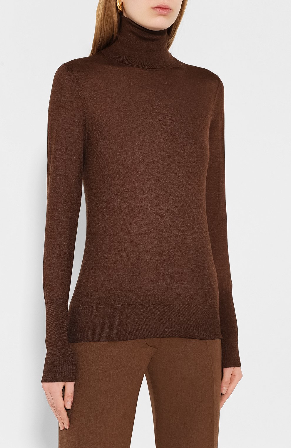 Шелковая водолазка VICTORIA BECKHAM, арт. 1220KJU001290A, фото 3