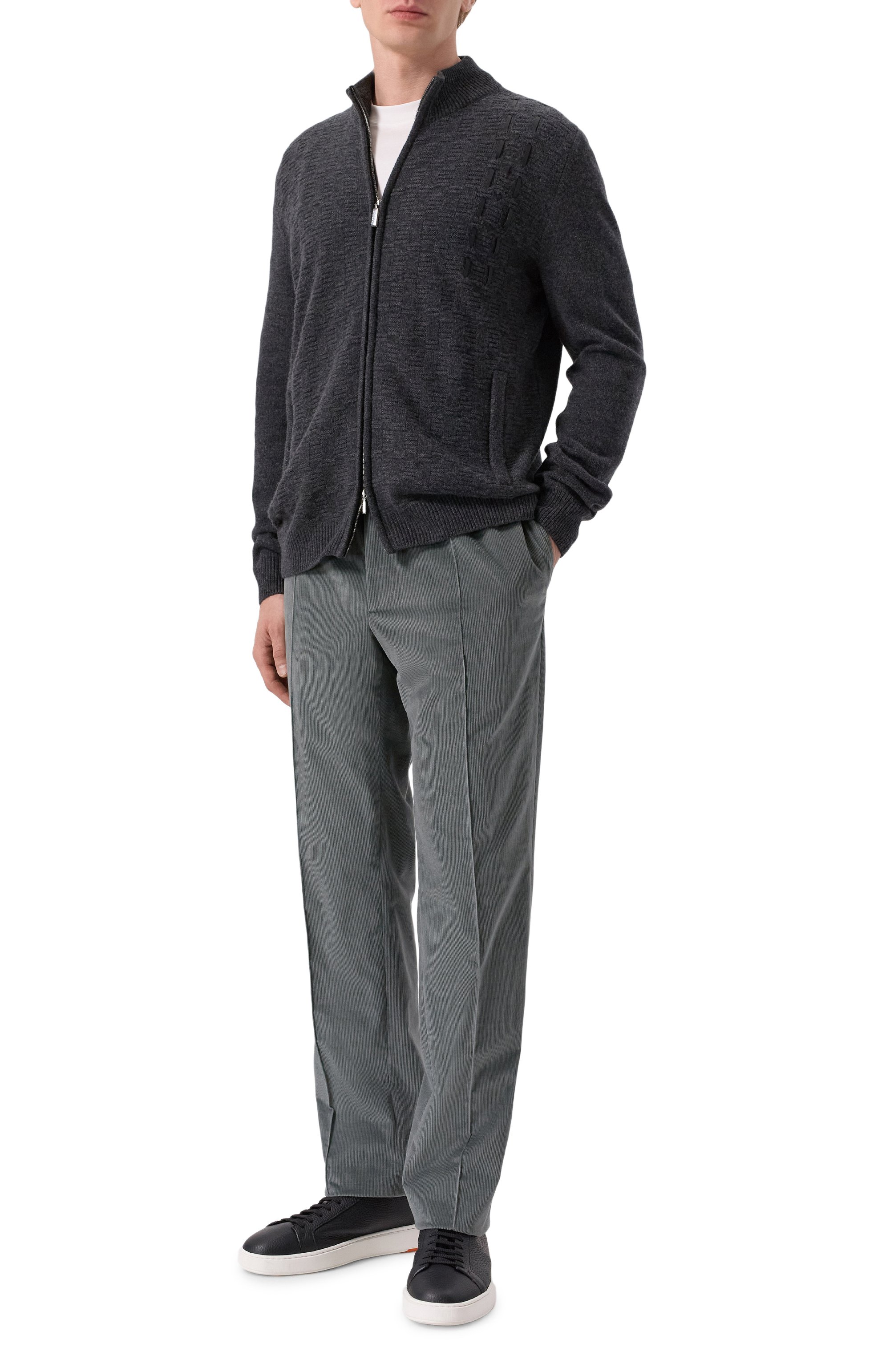 Вельветовые брюки ZILLI, арт. CPA00FM013152010U_001, фото 2