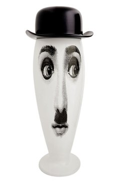 Ваза smilzo charlot FORNASETTI белого цвета, арт. F0R-10536 | Фото 2 (Региональные ограничения белый список (Axapta Mercury): Не проставлено; Нос: Не проставлено; Ограничения доставки: fragile-2)