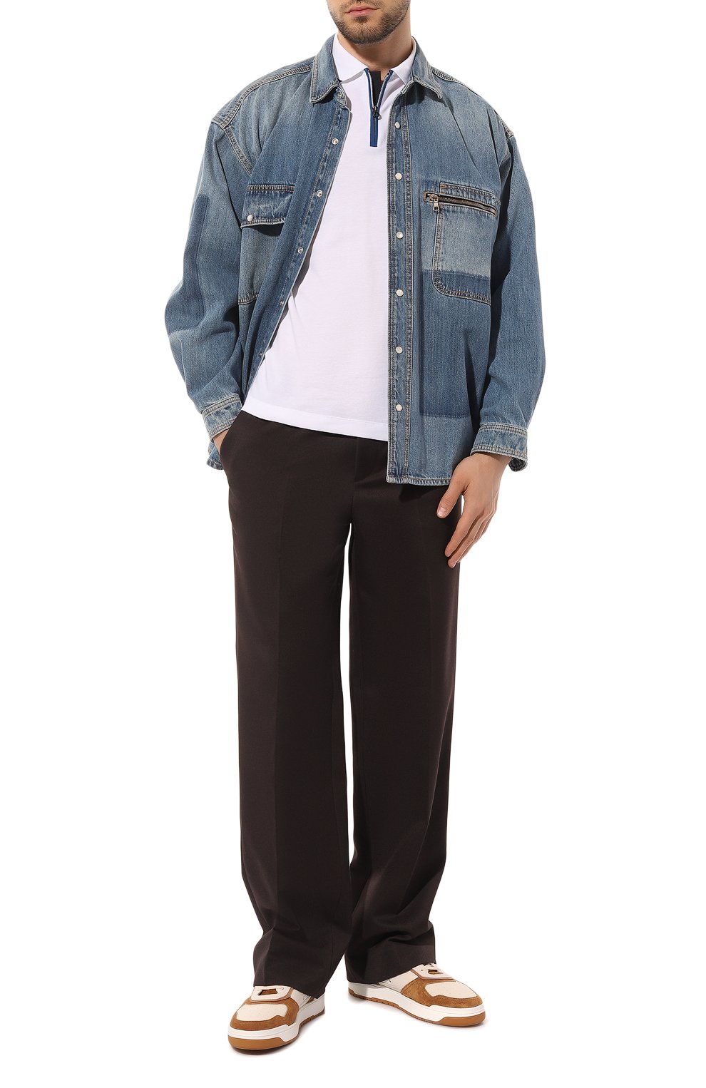 Хлопковое поло STEFANO RICCI, арт. K111017P31/T23254, фото 2