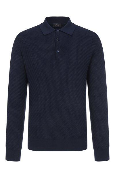 Мужская поло из шелка и хлопка BRIONI, арт. UMR10L/PAK22