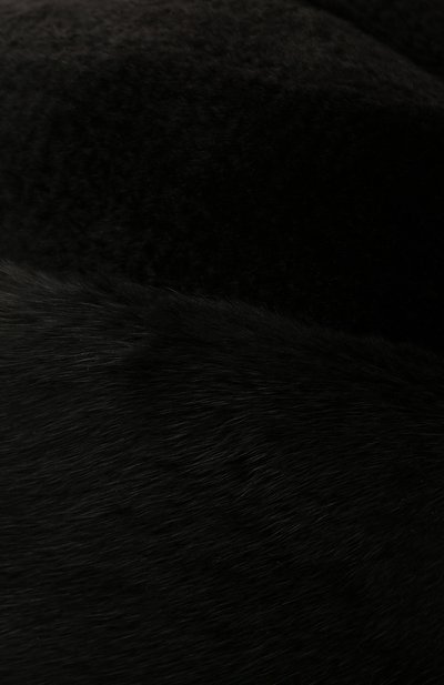 Шапка из меха норки VICTORIA KUSENKOVA черного цвета по цене 33000 руб., арт. 131512802411, фото 3 Шапка из меха норки VICTORIA KUSENKOVA, арт. 131512802411, фото 3
