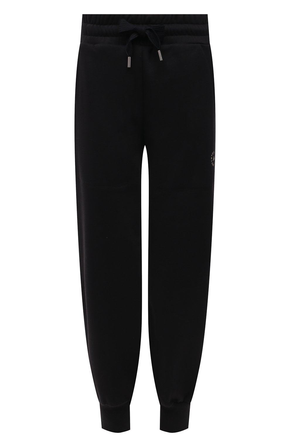 Хлопковые джоггеры ADIDAS BY STELLA MCCARTNEY черного цвета по цене 8415 руб., арт. FU0734, фото 1 Хлопковые джоггеры ADIDAS BY STELLA MCCARTNEY, арт. FU0734, фото 1