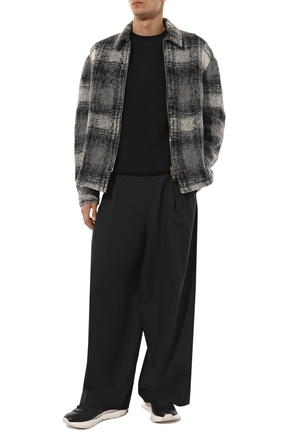 Кожаные кроссовки GIANVITO ROSSI, арт. S25397.M1WHT.CLNNER0, фото 2