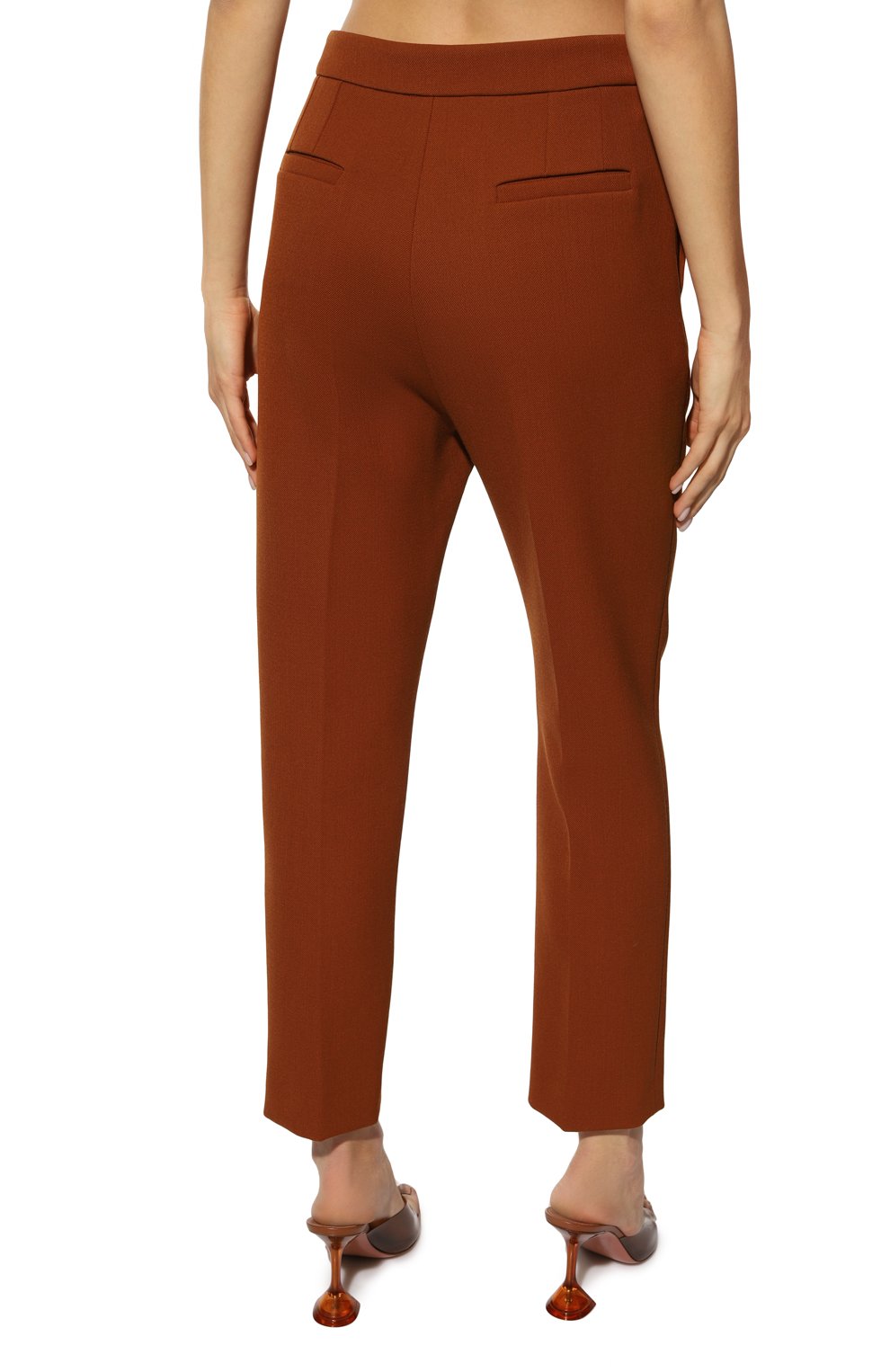 Брюки DICE KAYEK коричневого цвета по цене 79950 руб., арт. PF22P333/BNT, фото 4 Брюки DICE KAYEK, арт. PF22P333/BNT, фото 4