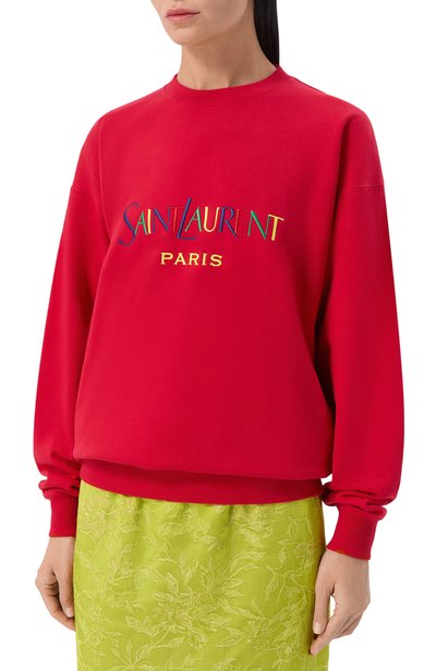 Хлопковый свитшот SAINT LAURENT, арт. 873600/Y36Z0, фото 3