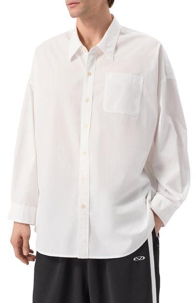 Хлопковая рубашка R13 белого цвета по цене 43850 руб., арт. R13W7469-001, фото 3 Хлопковая рубашка R13, арт. R13W7469-001, фото 3