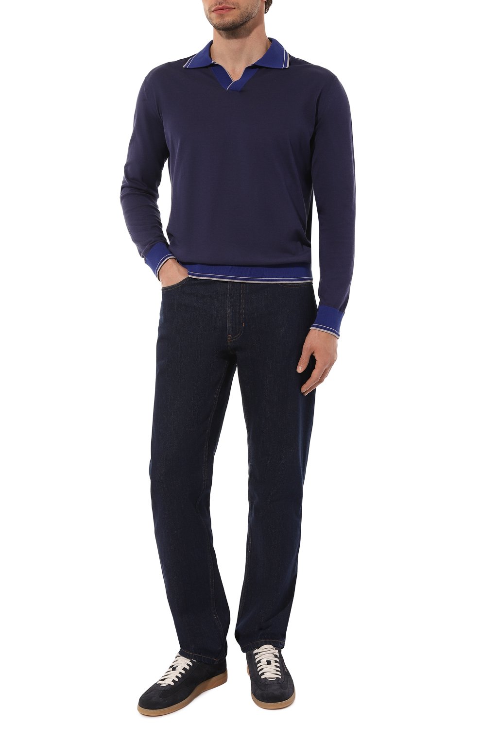 Хлопковое поло STEFANO RICCI, арт. K313042PSL/F24147, фото 2