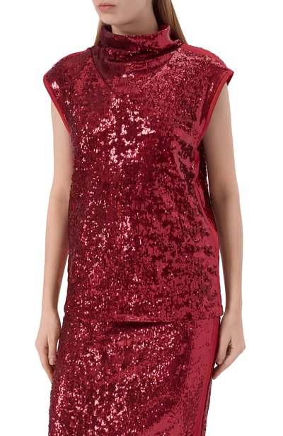 Топ с отделкой пайетками BOSS, арт. 50548011, фото 3