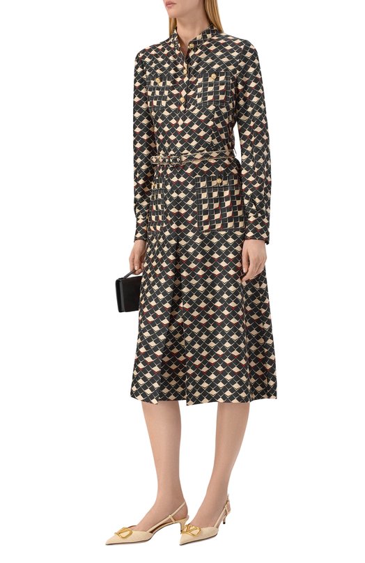 Кожаные туфли VLogo Signature 40 Valentino 8W2S0Q70/LUR Кремовый  8W2S0Q70/LUR Фото 3