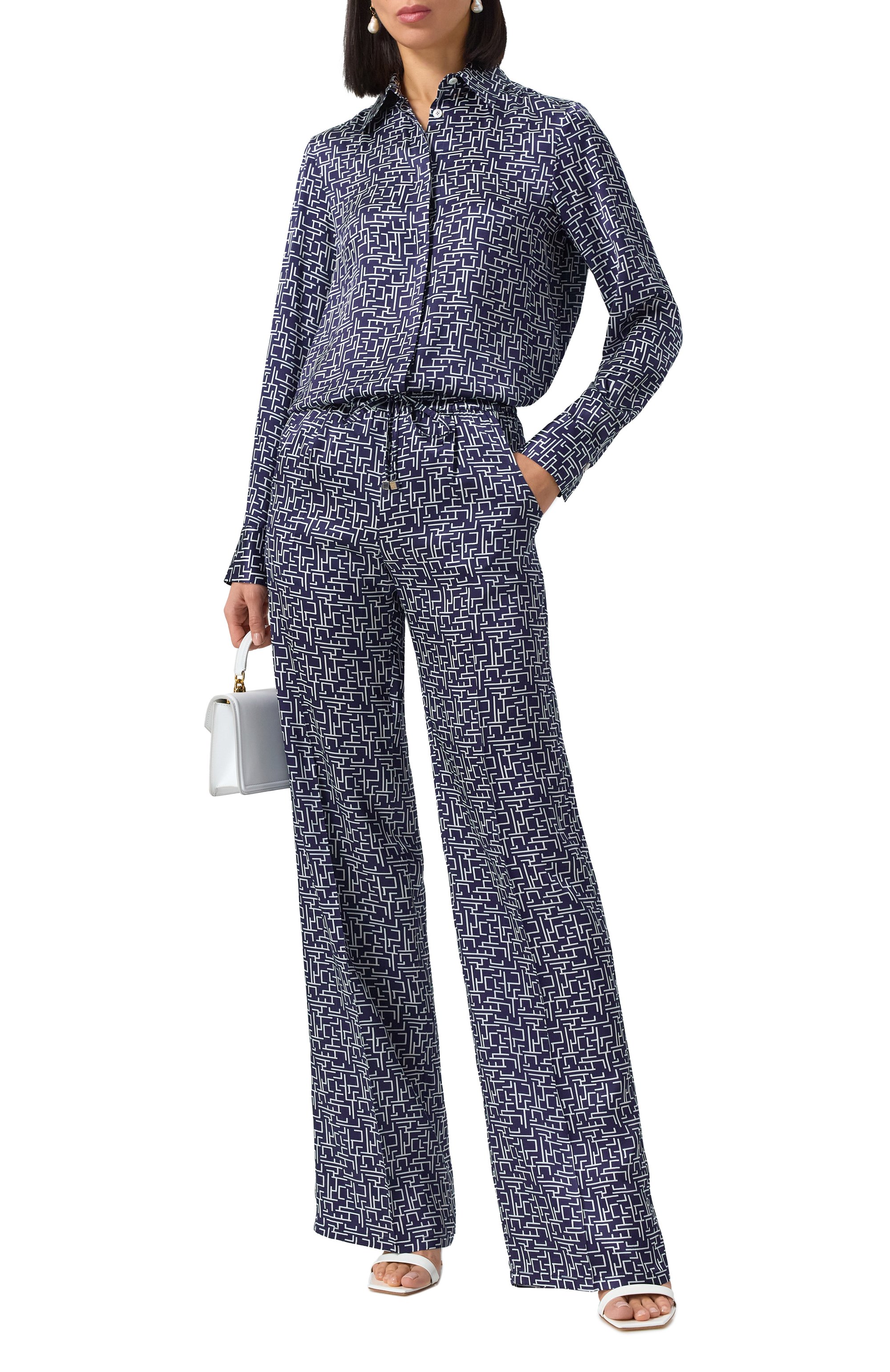 Шелковые брюки KITON, арт. D48122K0926E07, фото 2