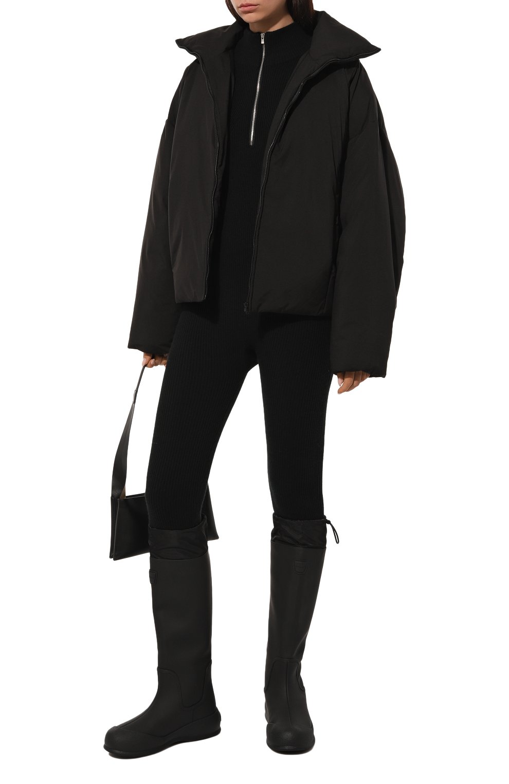 Комбинированные сапоги clover BALLY черного цвета по цене 82800 руб., арт. WB0042/VT155, фото 2 Комбинированные сапоги clover BALLY, арт. WB0042/VT155, фото 2