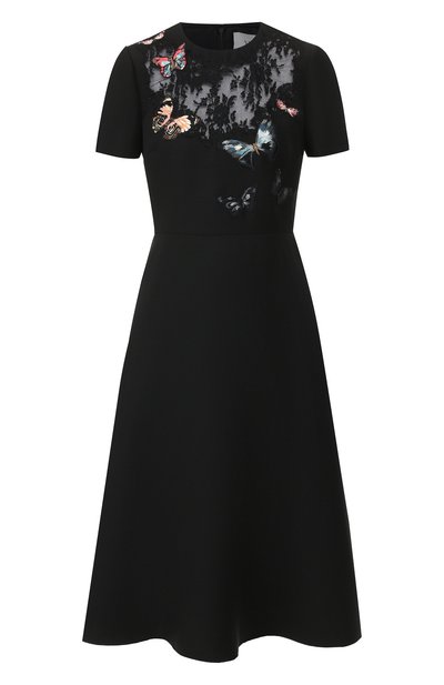 Женское платье из смеси шерсти и шелка VALENTINO, арт. SB3VANB91CF