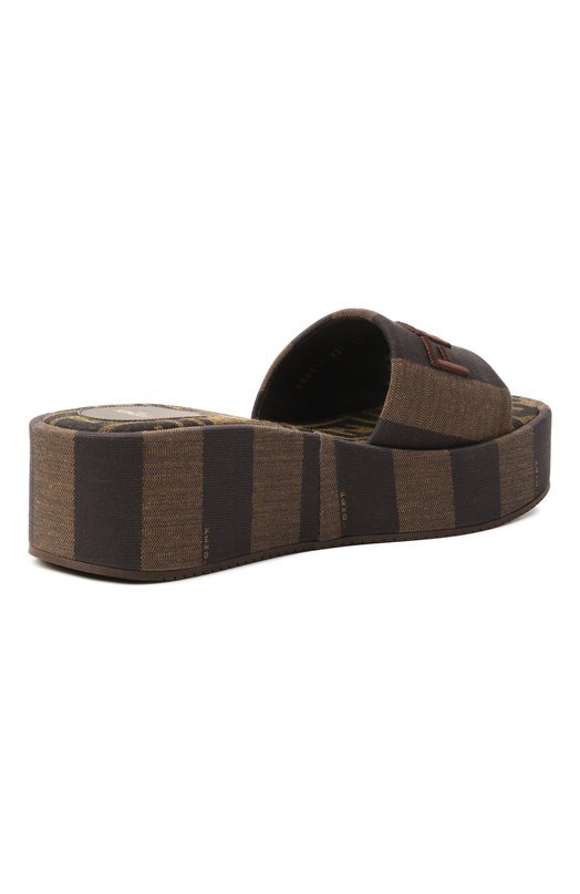 Текстильные шлепанцы Sunshine Fendi 8R8515/A0RH Коричневый  8R8515/A0RH Фото 5