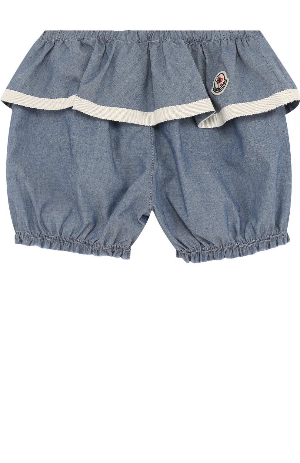 Хлопковые шорты с баской MONCLER ENFANT, арт. D1-951-18012-05-549MB, фото 2