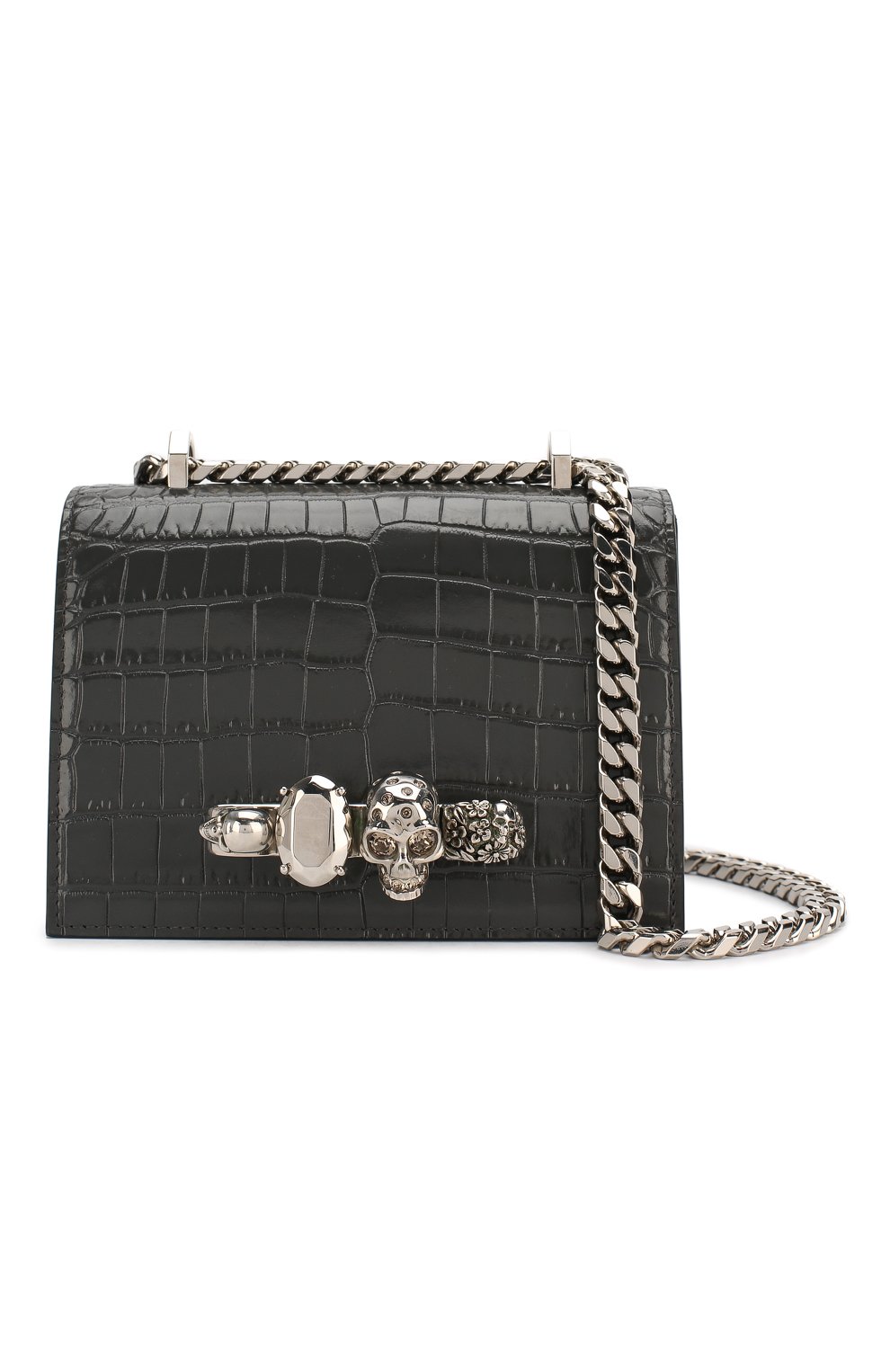 Сумка jewelled satchel small ALEXANDER MCQUEEN, арт. 587218/1HB0Y, фото 5