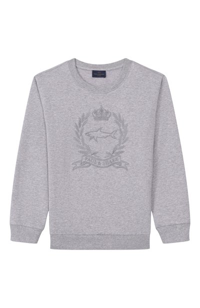 Хлопковый свитшот PAUL & SHARK JUNIOR, арт. WUF00H/LDA69_001