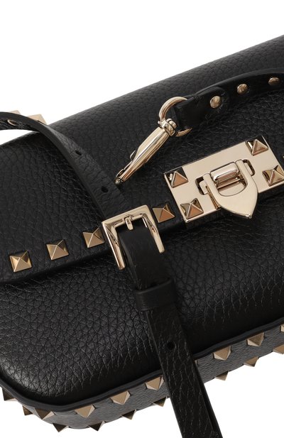 Сумка rockstud small VALENTINO черного цвета по цене 236000 руб., арт. 5W0B0Q70/VSF, фото 3 Сумка rockstud small VALENTINO, арт. 5W0B0Q70/VSF, фото 3