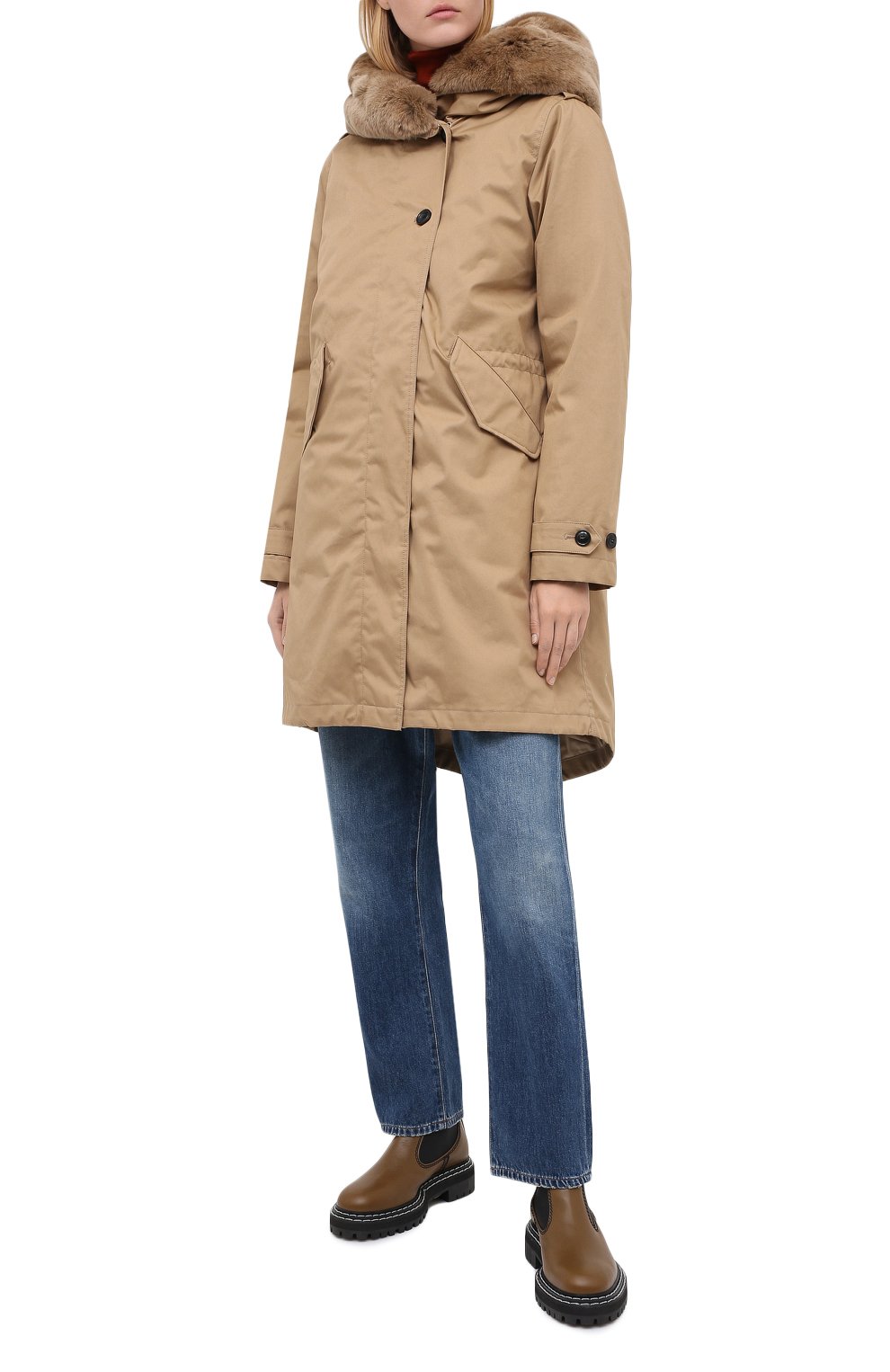 Парка с меховой подкладкой WOOLRICH, арт. CFWW0U0342FR/UT1974, фото 3