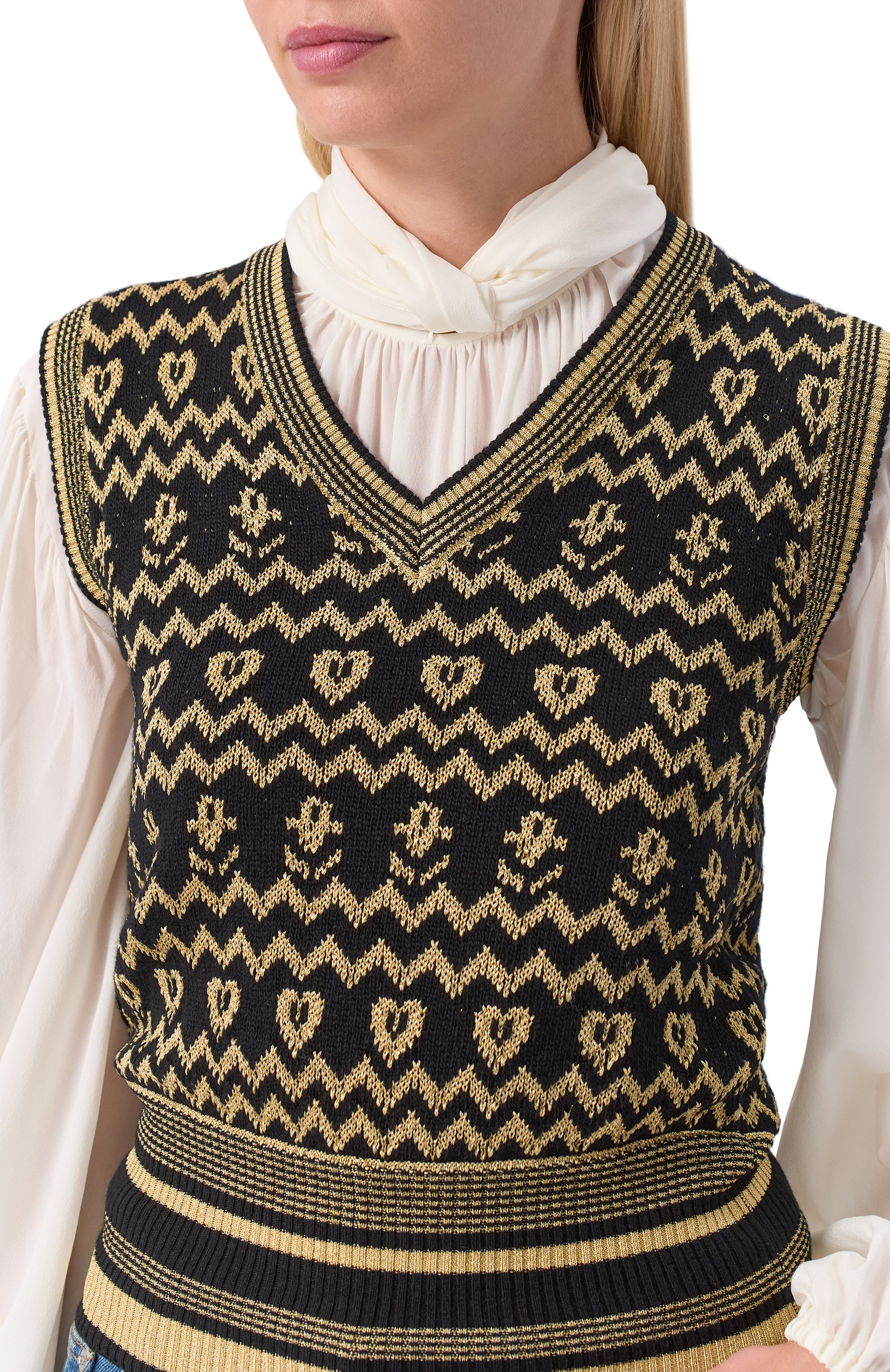 Жилет из шерсти и вискозы VALENTINO, арт. 7B3KM06C/9H0, фото 5