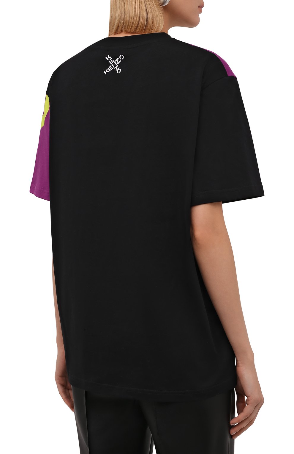Хлопковая футболка kenzo sport KENZO, арт. FB62TS6524SJ, фото 4