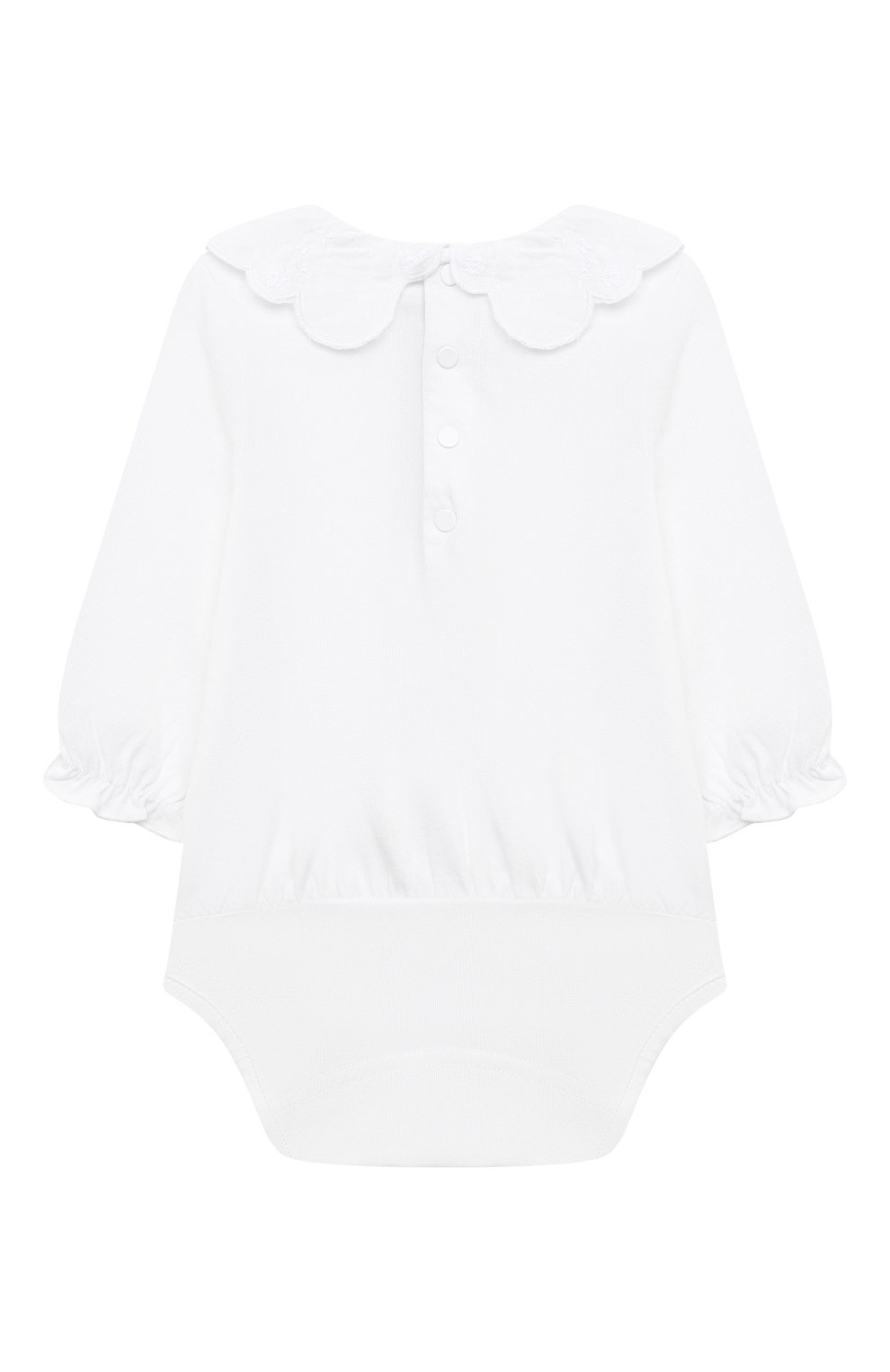 Хлопковое боди TARTINE ET CHOCOLAT белого цвета по цене 6345 руб., арт. TV11001/1M-12M, фото 2 Хлопковое боди TARTINE ET CHOCOLAT, арт. TV11001/1M-12M, фото 2