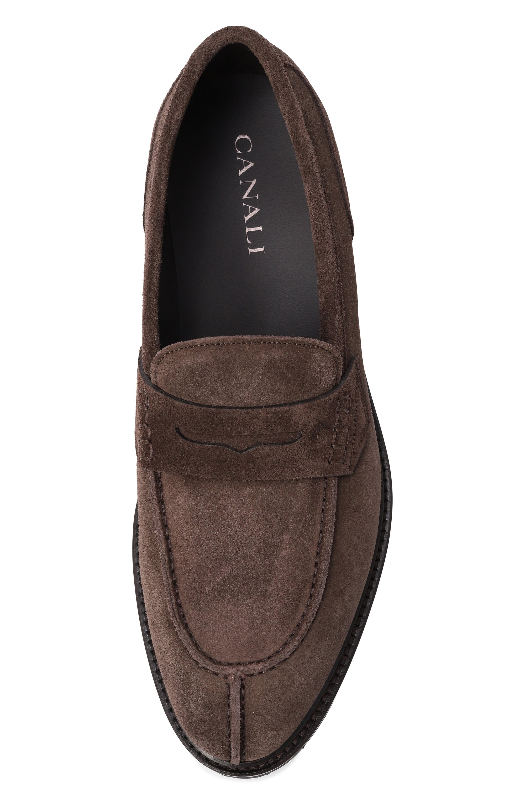 Замшевые пенни-лоферы CANALI, арт. 661211/RB01207, фото 6