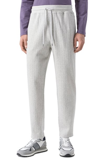 Брюки из хлопка и кашемира BRUNELLO CUCINELLI, арт. MM833B2336, фото 3