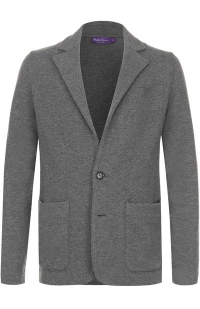 Однобортный пиджак из смеси шерсти и кашемира RALPH LAUREN, арт. 790662913, фото 1