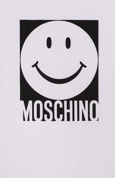 Хлопковая футболка MOSCHINO, арт. HSM05G/LAA01/10-14, фото 3