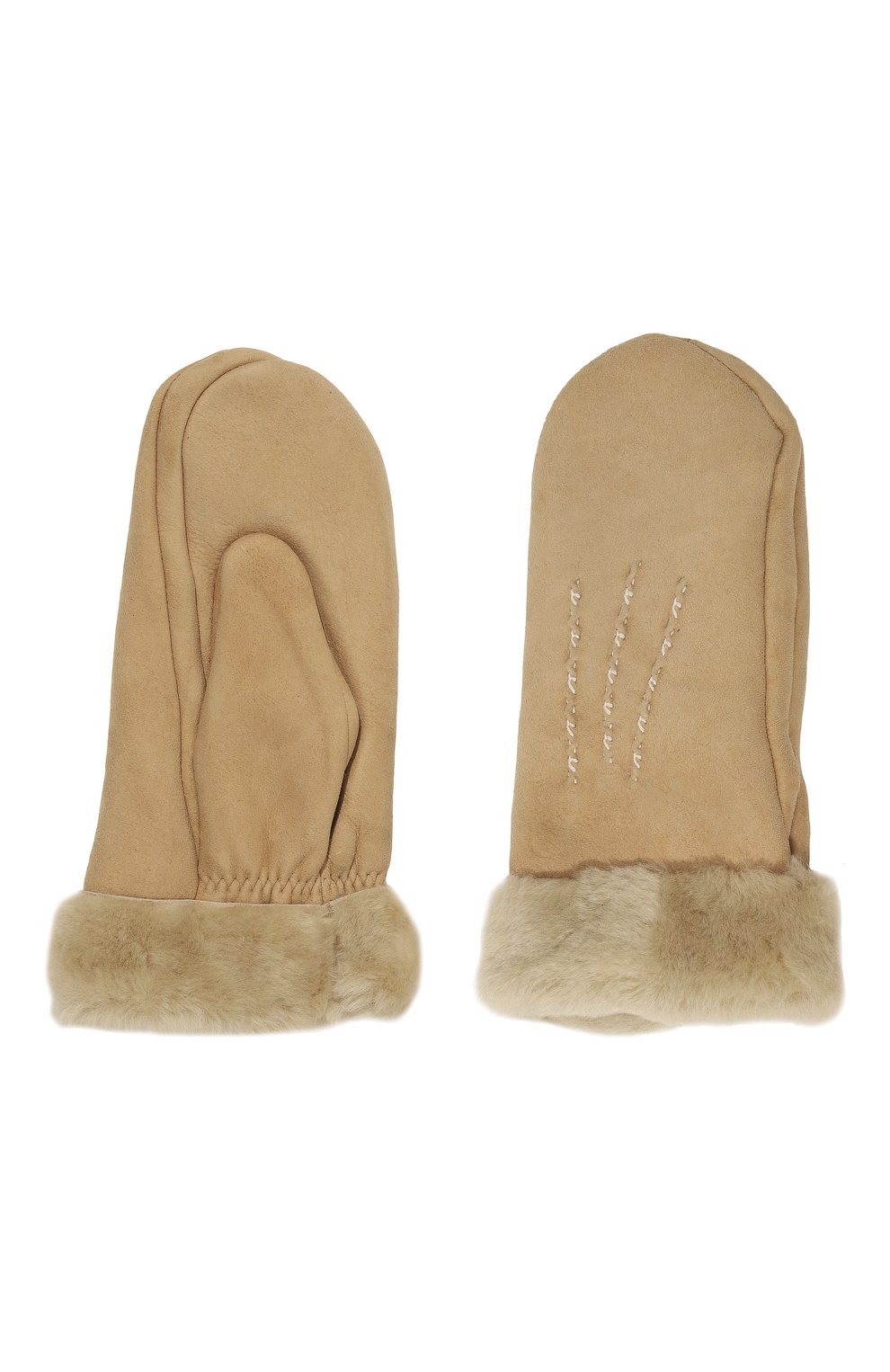 Замшевые варежки AGNELLE, арт. M0NETTE, фото 2