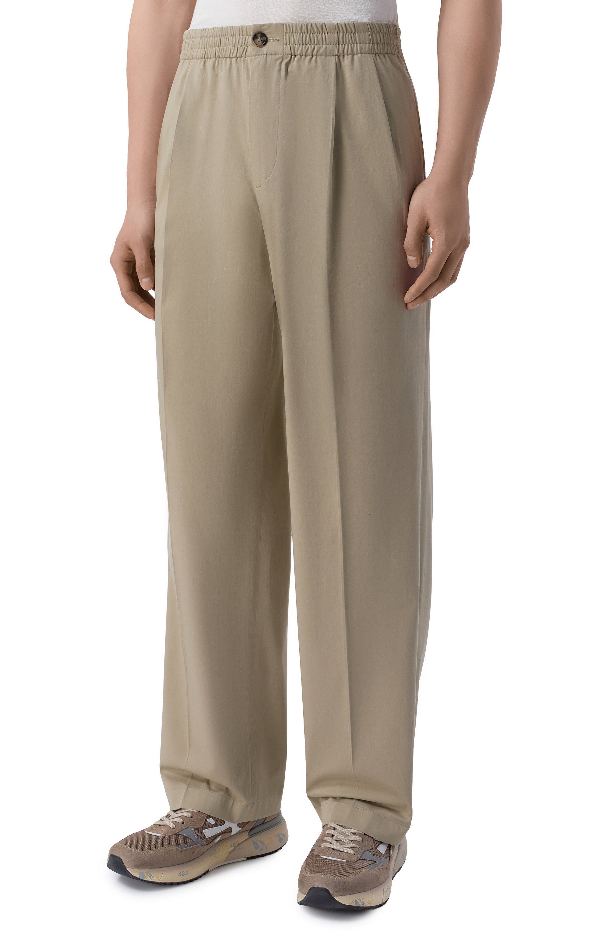 Хлопковые брюки 12 STOREEZ, арт. 135919, фото 3