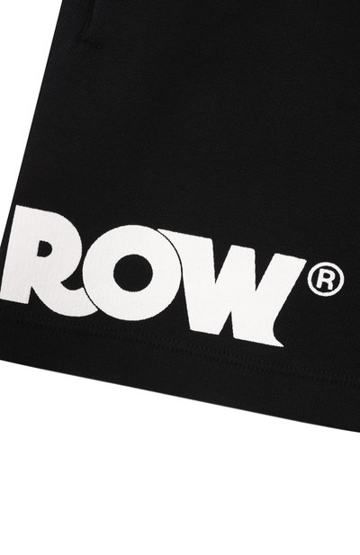 Хлопковые шорты BARROW черного цвета по цене 6715 руб., арт. S6BKJUBE011, фото 3 Хлопковые шорты BARROW, арт. S6BKJUBE011, фото 3