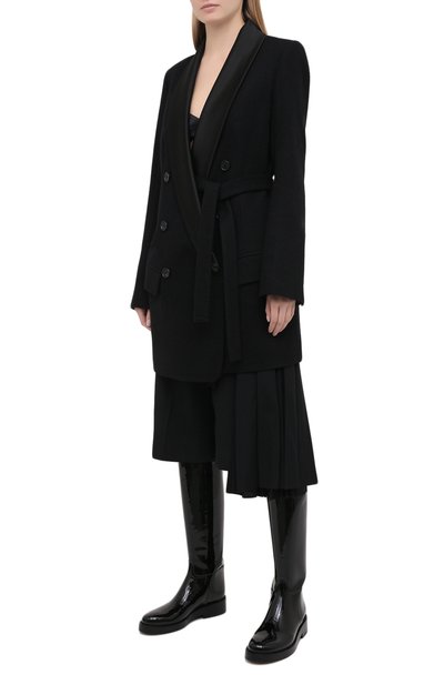 Пальто из шерсти и вискозы ANN DEMEULEMEESTER, арт. 2002-1016-P-165-099, фото 3