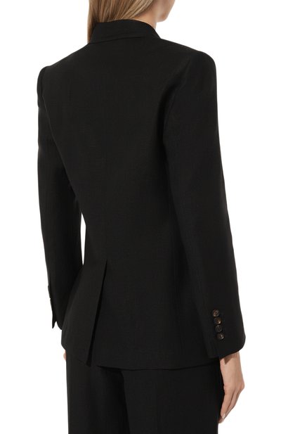 Жакет из вискозы и льна BRUNELLO CUCINELLI, арт. MH1262215, фото 4